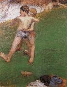 Paul Gauguin chidren wrestling china oil painting artist